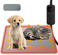 Cuscino Riscaldante per Animali Domestici, Tappetino Riscaldante, per Cani, Gatt