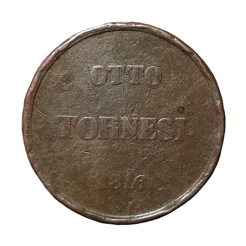 Napoli 8 tornesi 1816 - -,