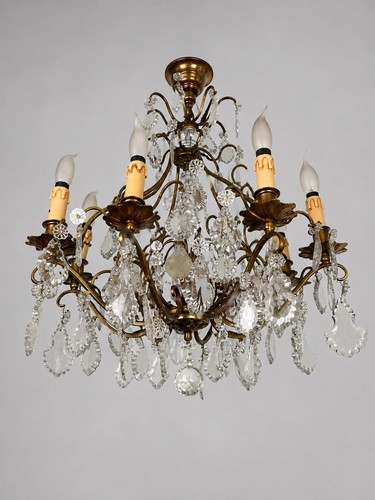 Lampadario grande bronzo