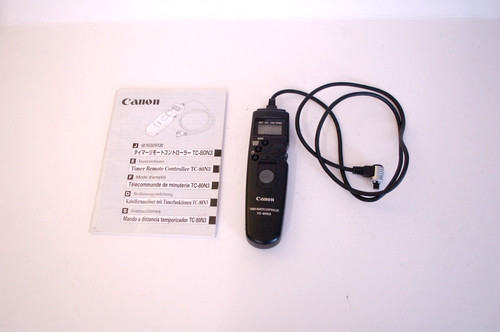 Canon 80n3 timer remote - canon, tc-80n3