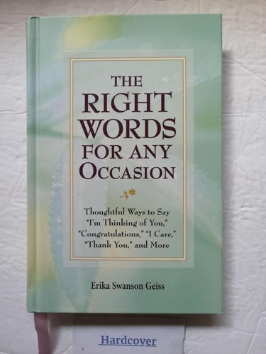 The right words - right, for