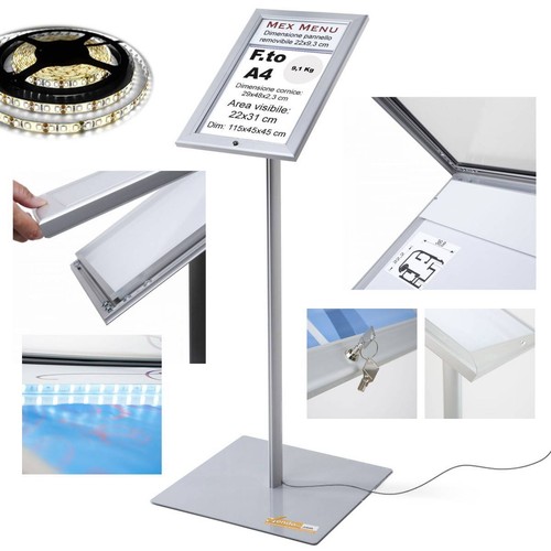 Espositore luce led esterno - espositore,