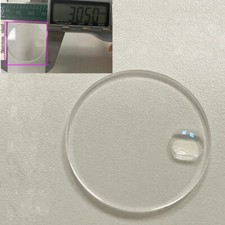 2.5mm Spessore Piatto Zaffiro Vetro Rotondo Orologio di Cristallo Vetro