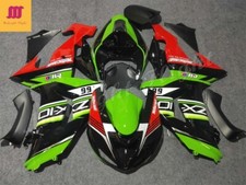 Kit Carene Verde Rossa Nero per Kawasaki Ninja ZX10R 2006-2007 ABS Iniezione Set