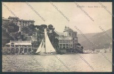 Genova Rapallo Barca cartolina
