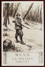 CARTOLINA MILIZIA-M.V.S.N. "LA