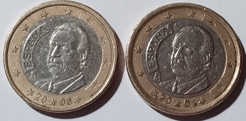 Moneta euro espana - 2x,