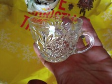 Set 6 bicchieri cucina anni 60 50 70 8 acqua tazze tazzine caffè vetro cristallo