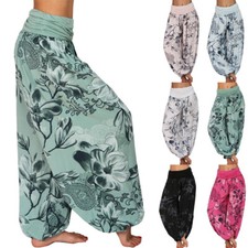 Pantaloni Harem Floreali Da