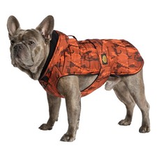 Fashion Dog Cappotto Imbottito Per Bulldog Francese, Ruggine-Camouflage -43 Cm