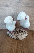 Statua in porcellana 2 colombe