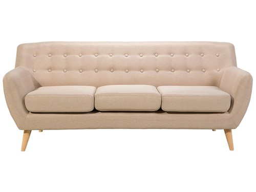 Divano posti tessuto - beige, e