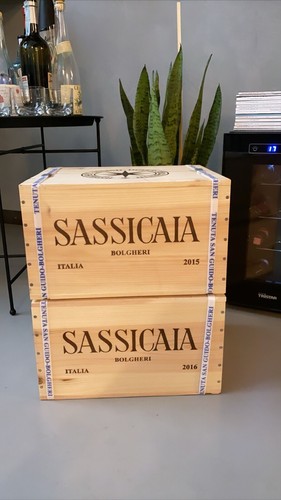 Sassicaia 2015 2016 casse - +,