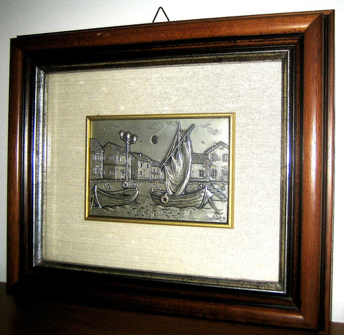 Quadro lastra argento 996 - quadro,