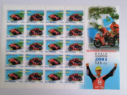 San marino foglietto poggiali - foglietto,