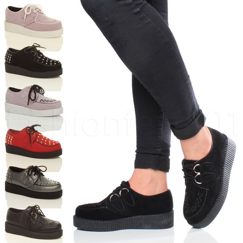 Scarpe punk creepers stringate - scarpe,