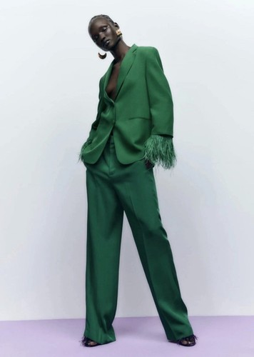 Zara tuta verde pezzi - tuta,