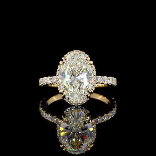 Anello fidanzamento aureola - anello,