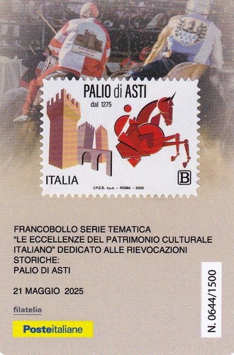 Palio asti tessera - palio,