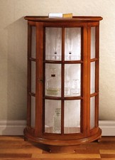 VETRINA IN LEGNO NOCE E