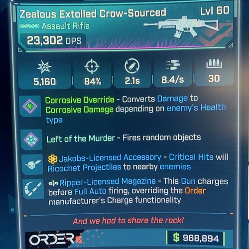 Borderlands lvl 60 god - borderlands,