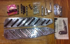 06-825 Arlen Ness stretched lunghe pedane cromate Harley Softail FXST 89-99