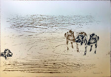  Leonardo CREMONINI "Dialoghi annusati" , 1972 litografia originale firmata