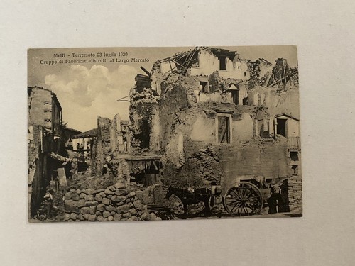 Cartolina melfi terremoto - cartolina, 23