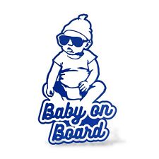 Sticker BAMBINO A BORDO BABY ON BOARD Adesivo Decal Vinile Auto Window Lunotto 
