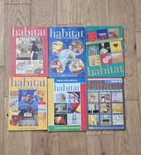 HABITAT Vintage 1978 to 1984 6 x Collection Catalogues Magazines Great Condition