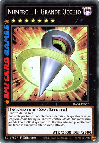 Numero grande occhio - grande,