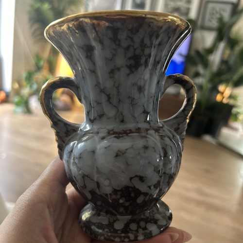 Vaso vintage oreign oro smalto - vaso,