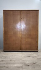 83267 Armadio due ante art déco in legno