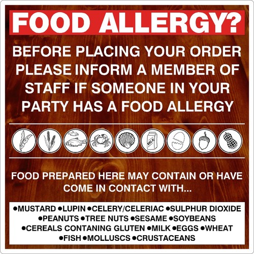 Allergia alimentare adesivo - alimentare,