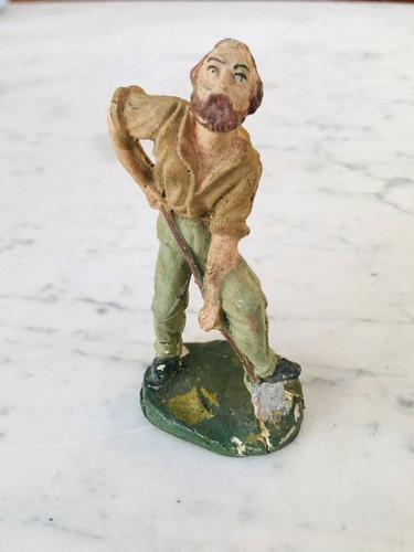 Vecchia statuina presepe - statuina,