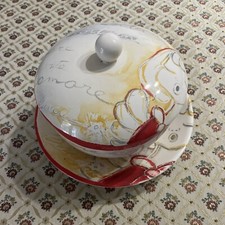 Biscottiera Thun Angelo Vassoio Piatto Natale Natalizio Feste