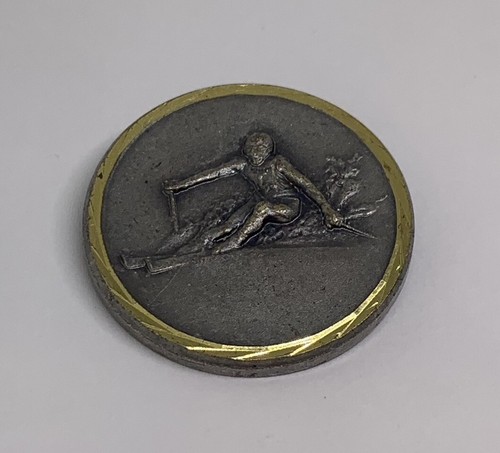Vecchio sci discesa - vecchio, vintage