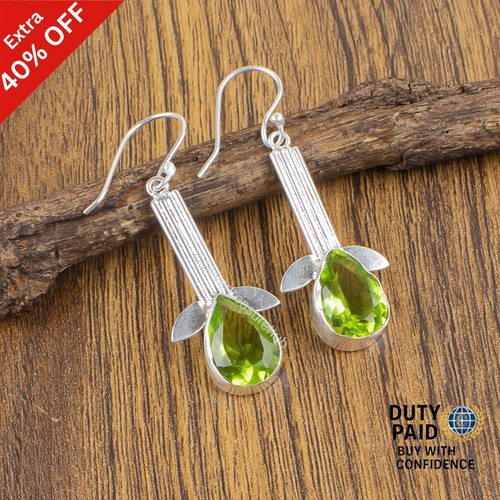 Orecchini artigianali peridoto - orecchini,