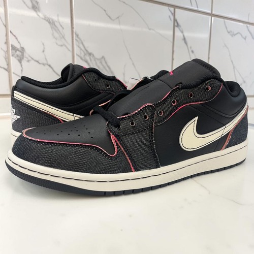 Air jordan low black - jordan, denim