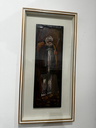 Quadro dipinto olio legno - olio, su