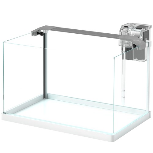 Pawhut acquario vetro con - in,