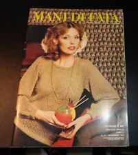 MANI di FATA n. 11/1975 LAVORI A MEZZO PUNTO PIZZO RINASCIMENTO con Cartamodello