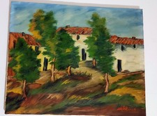 Dipinto Palmas 40x50 Su Tela