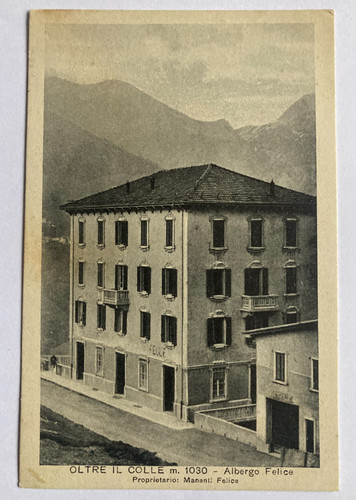 Cartolina bergamo oltre - bergamo,