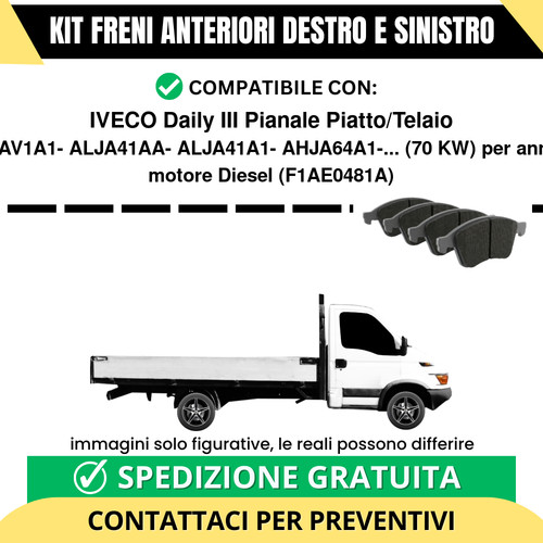 Pastiglie freno anteriori - pastiglie, per