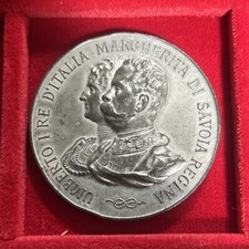 Umberto I (1878-1900) - Medaglia 1899 - Visita in Sardegna