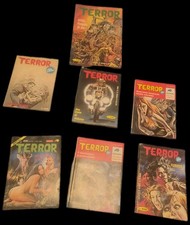 TERROR + TERROR BLU lotto 7 fumetti erotici per adulti