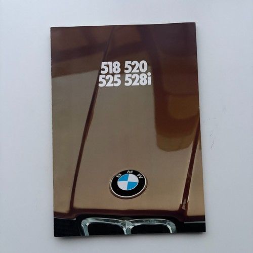 Brochure catalogue bmw e12 - catalogue,