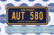 ADESIVO VINTAGE STICKER AUTOCOLLANT AUFKLEBER AUTO MOTO TUNING ARKANSAS TARGA