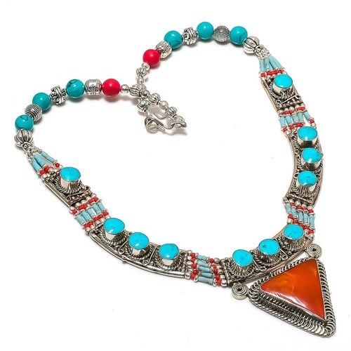 Collana turchese corallo